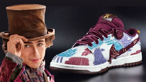 movie replica willy wonka shoes|willy wonka dunks shoes.